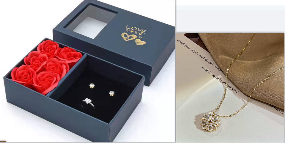 Magnetic Folding Heart Necklace
