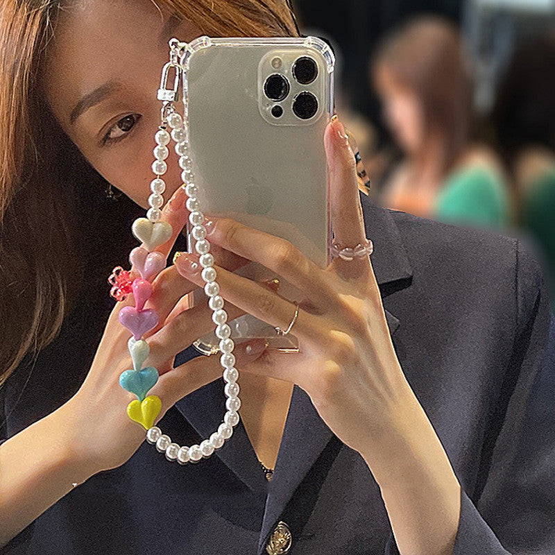 Chain Love Handheld Phone Case