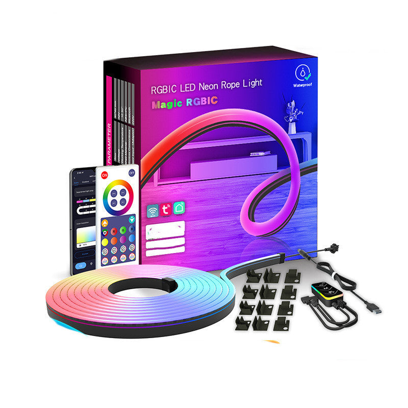 LED Neon Light Belt Suit