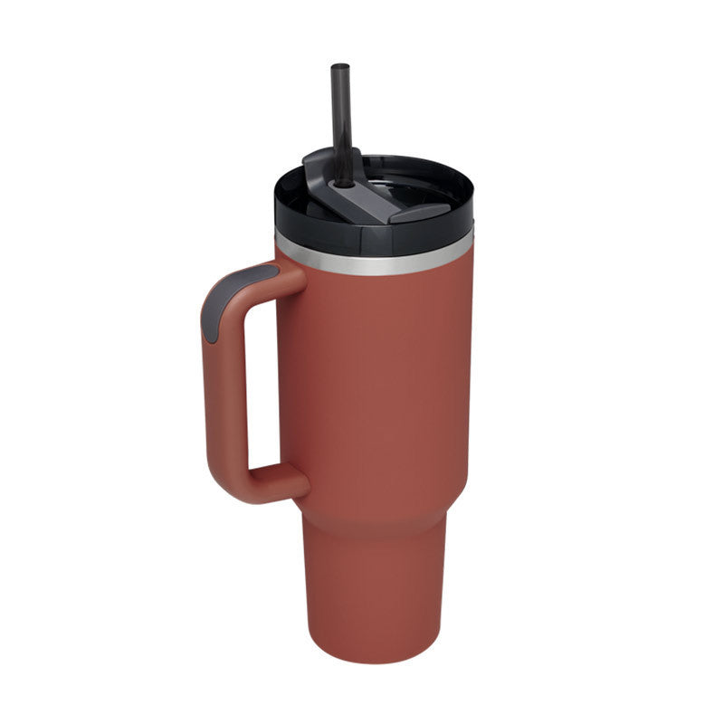 40oz Thermal Tumbler with Straw