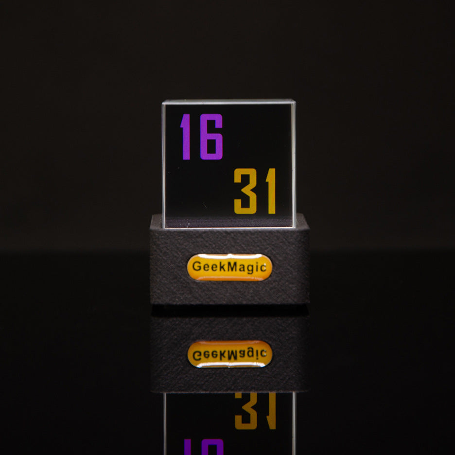 Mini Transparent WiFi Weather Clock