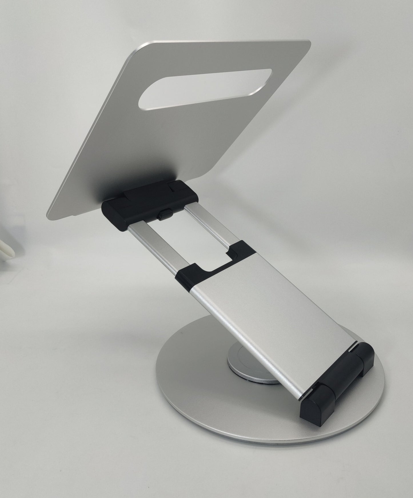 Adjustable Aluminum Laptop Stand – 360° Rotating Base