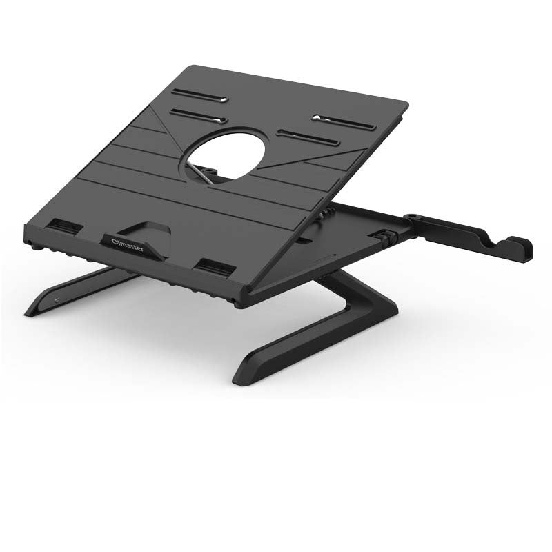 Adjustable Folding Aluminum Laptop Stand – 3-in-1 Multifunctional Riser