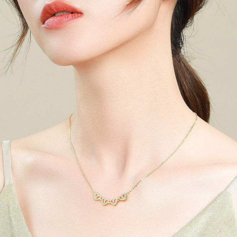 Magnetic Folding Heart Necklace