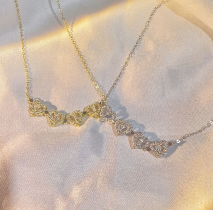 Magnetic Folding Heart Necklace