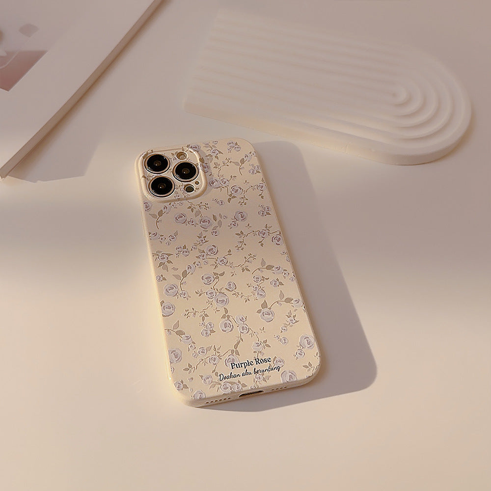 Korean Vintage Floral Phone Case