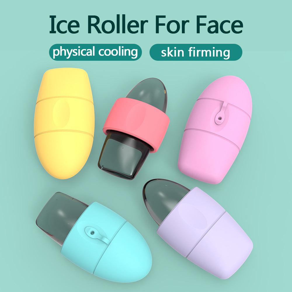 Silicone Ice Face Roller – Skin Cooling & Beauty Massage Tool