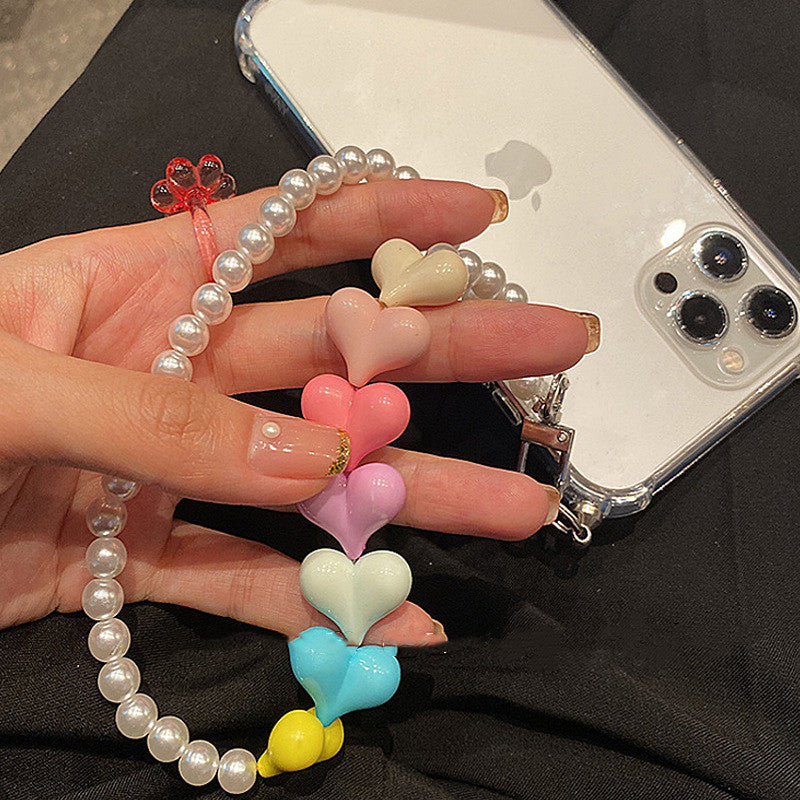 Chain Love Handheld Phone Case