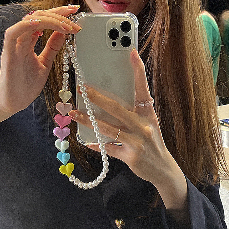 Chain Love Handheld Phone Case