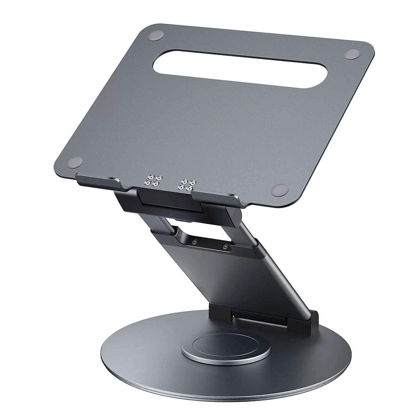 Adjustable Aluminum Laptop Stand – 360° Rotating Base