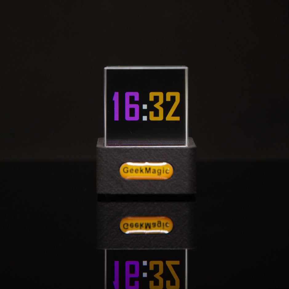 Mini Transparent WiFi Weather Clock