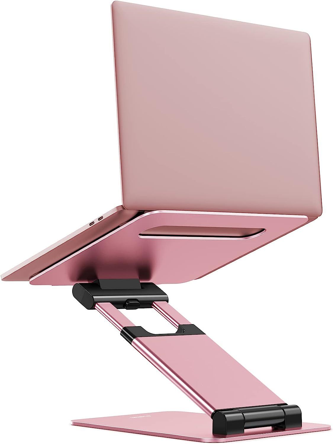 Adjustable Aluminum Laptop Stand – 360° Rotating Base