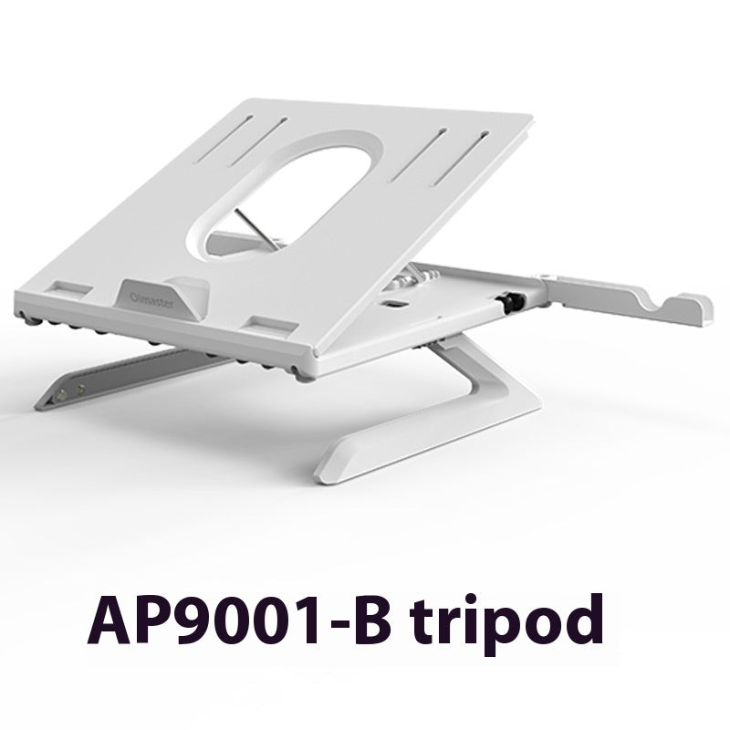 Adjustable Folding Aluminum Laptop Stand – 3-in-1 Multifunctional Riser