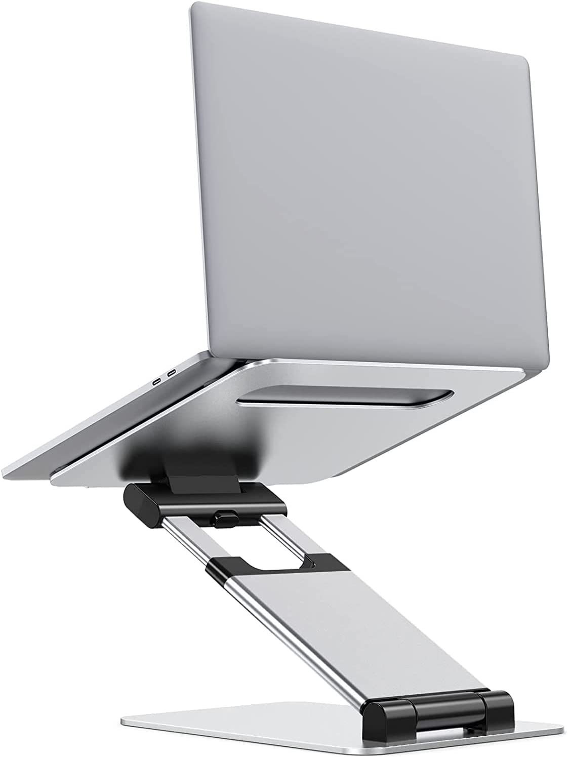 Adjustable Aluminum Laptop Stand – 360° Rotating Base