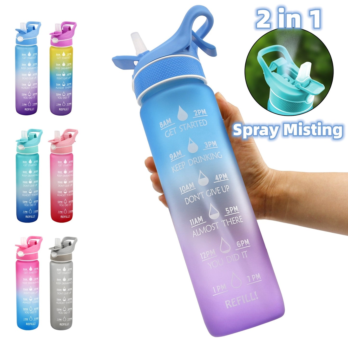 Water Bottle with marking