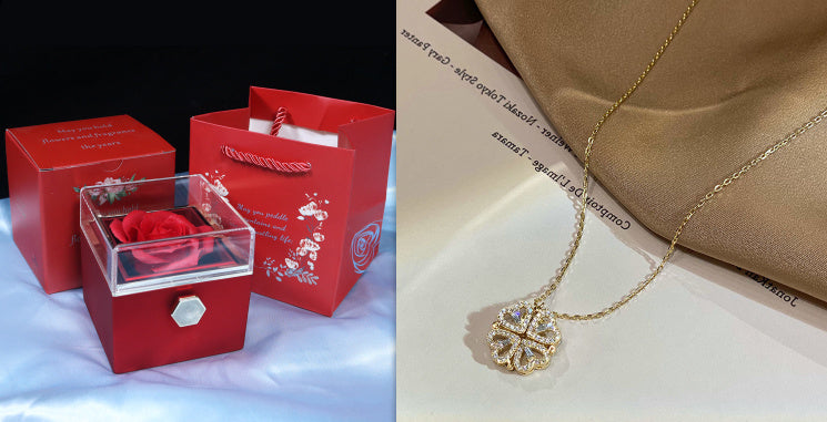 Magnetic Folding Heart Necklace