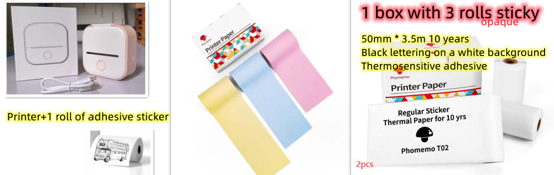Mini Label & Photo Printer
