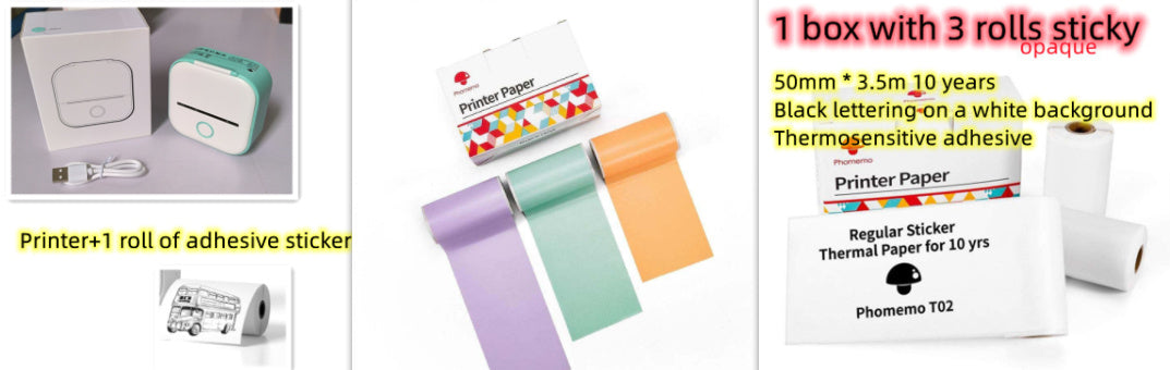Mini Label & Photo Printer