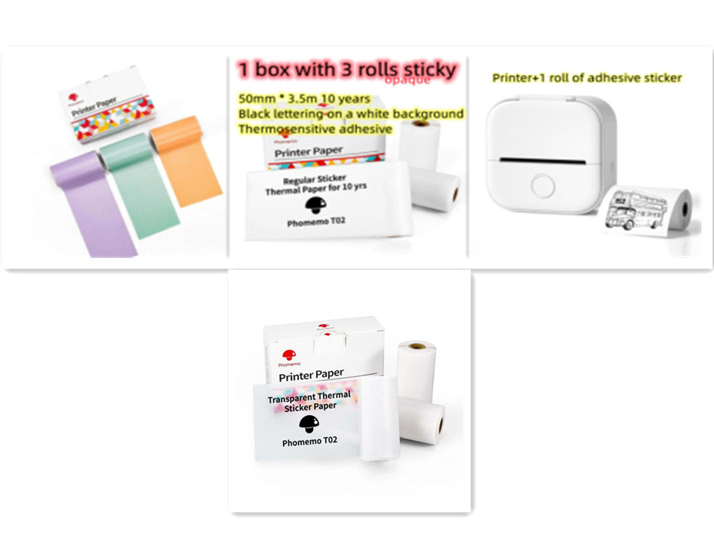 Mini Label & Photo Printer