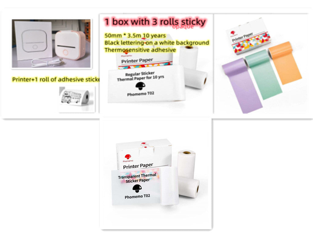 Mini Label & Photo Printer