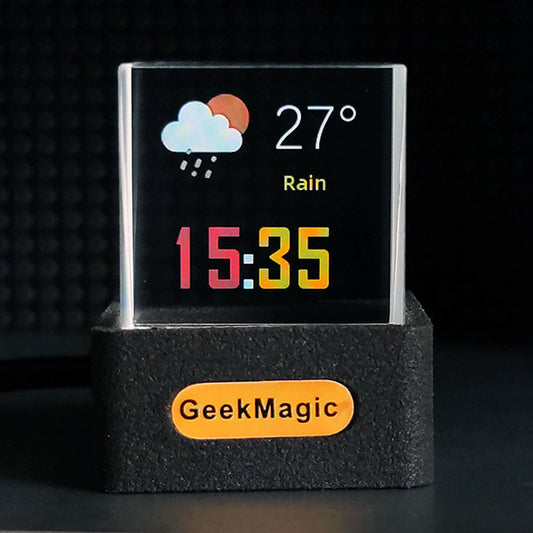 Mini Transparent WiFi Weather Clock