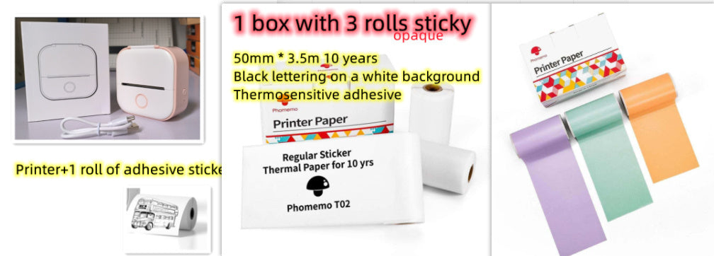 Mini Label & Photo Printer