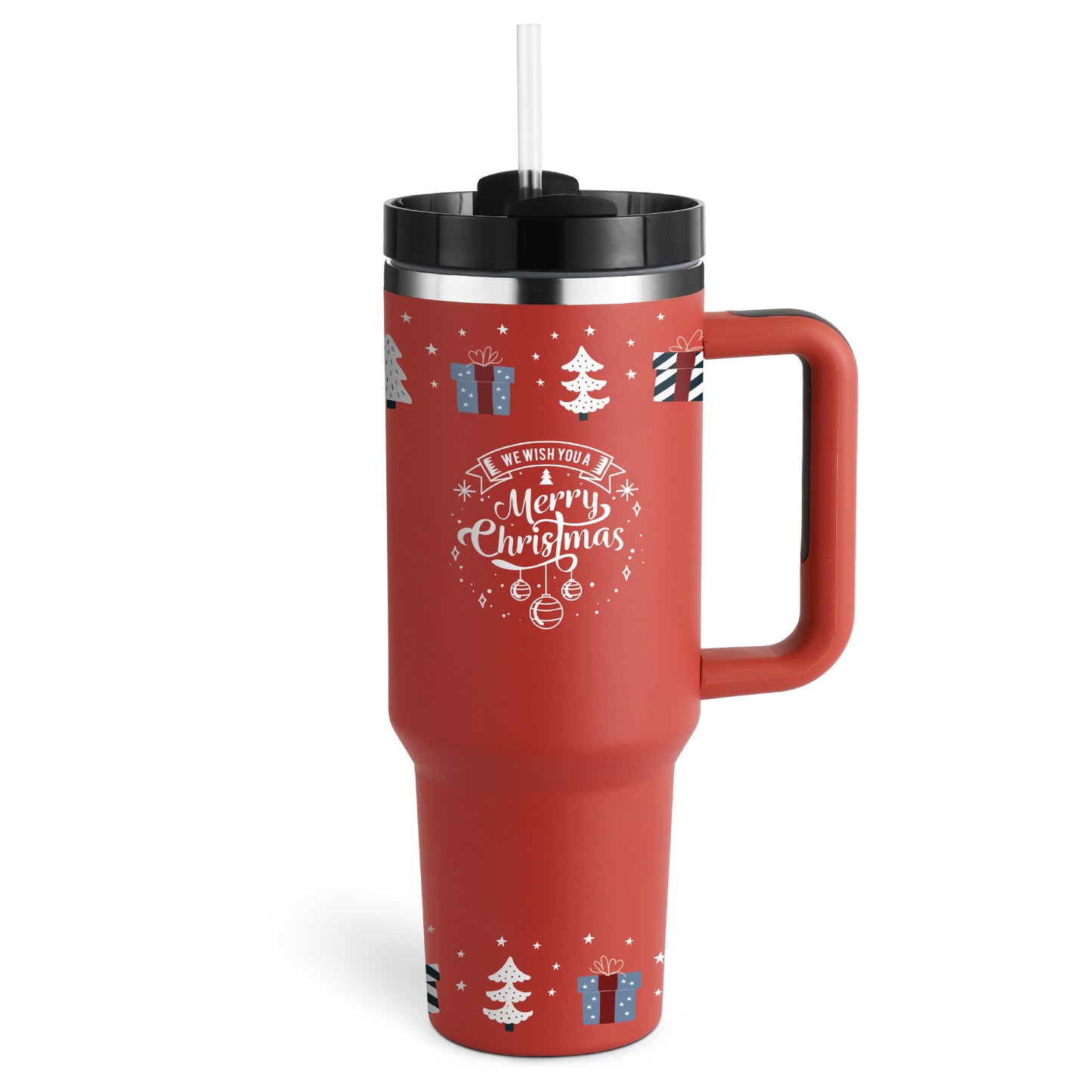 40oz Thermobecher mit Strohhalm