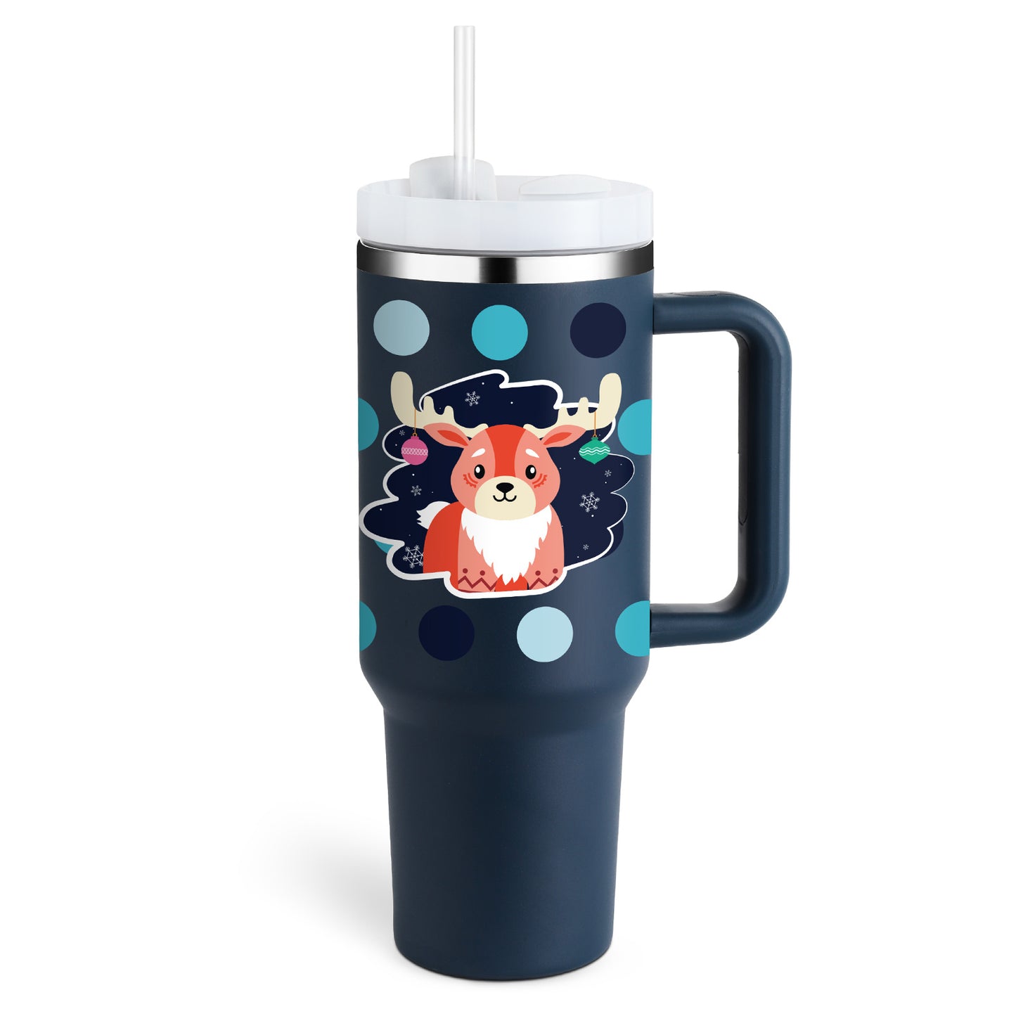 40oz Thermobecher mit Strohhalm