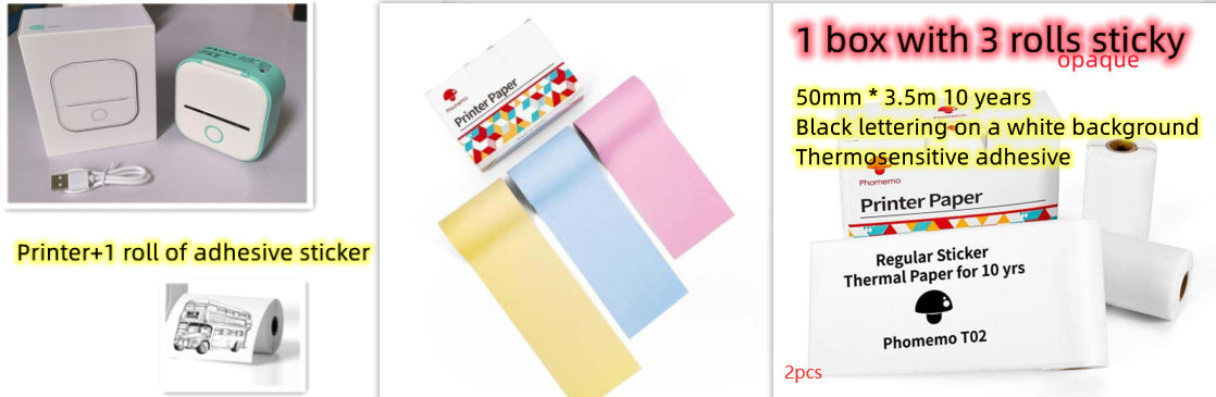 Mini Label & Photo Printer