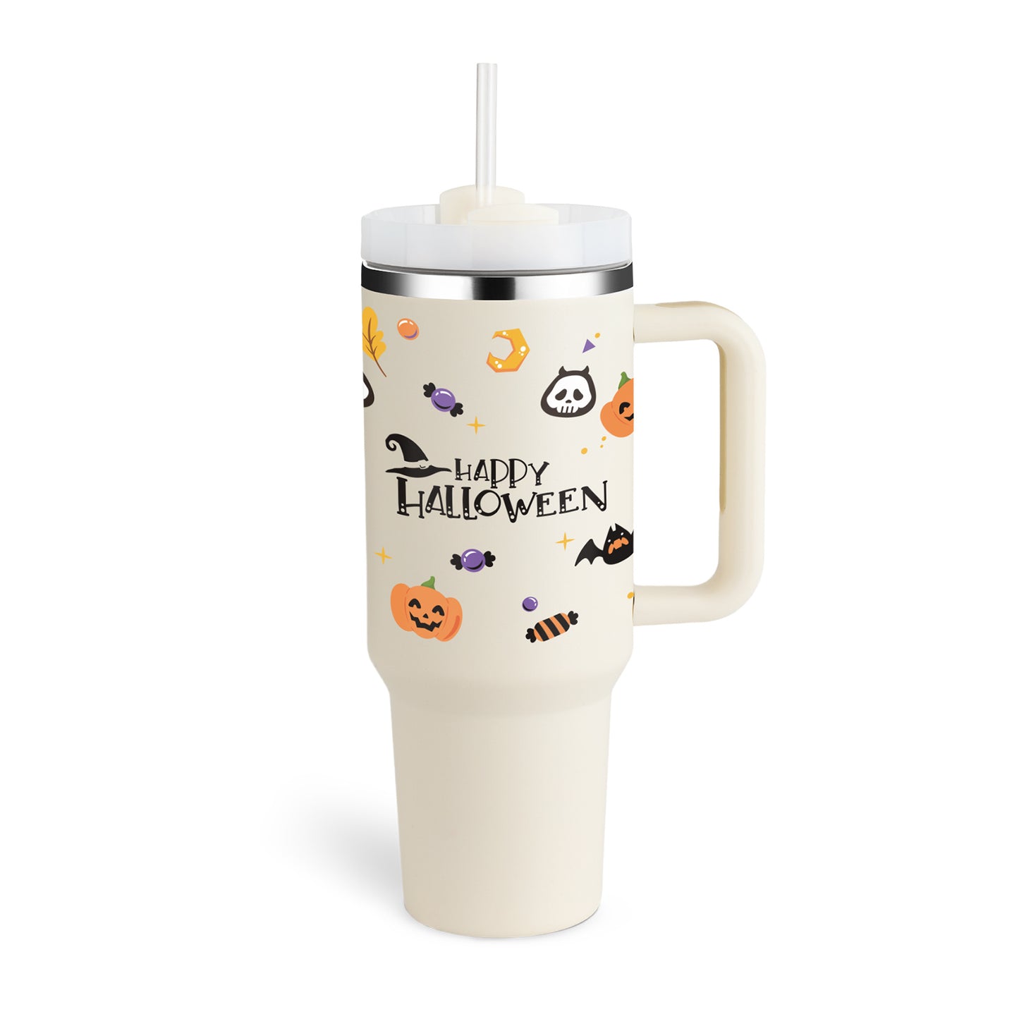 40oz Thermobecher mit Strohhalm