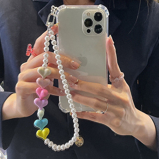 Chain Love Handheld Phone Case