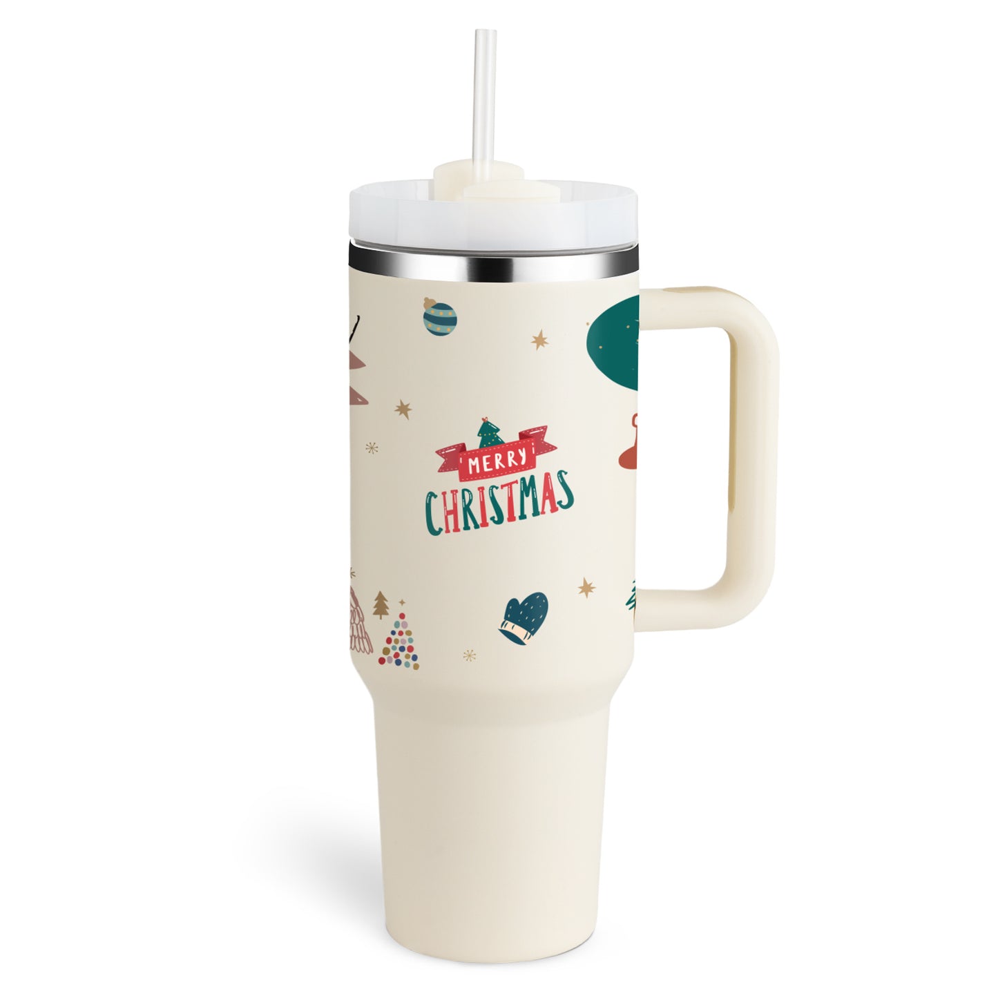 40oz Thermobecher mit Strohhalm
