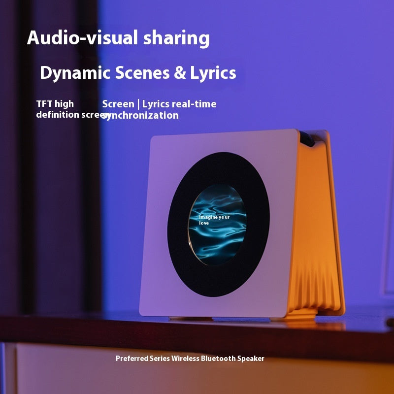 Floating Lyrics Dynamic Bluetooth Speaker