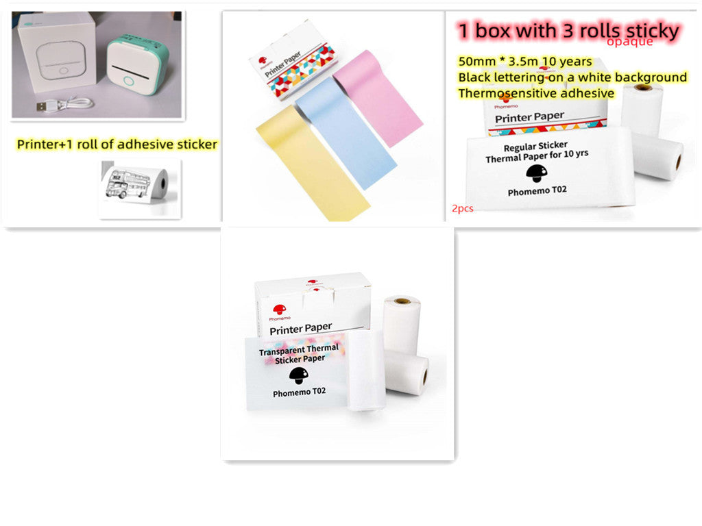 Mini Label & Photo Printer