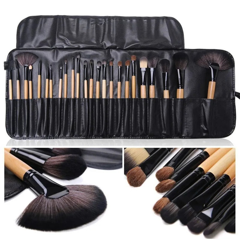 Professional Makeup Brushes- Set 24 Pcs