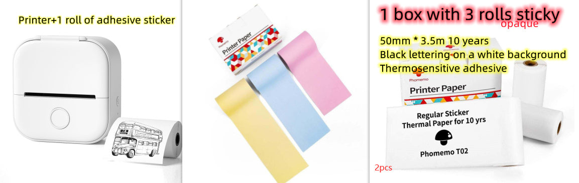 Mini Label & Photo Printer